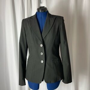 Classic Tahari Black Pinstripe Women's Suit